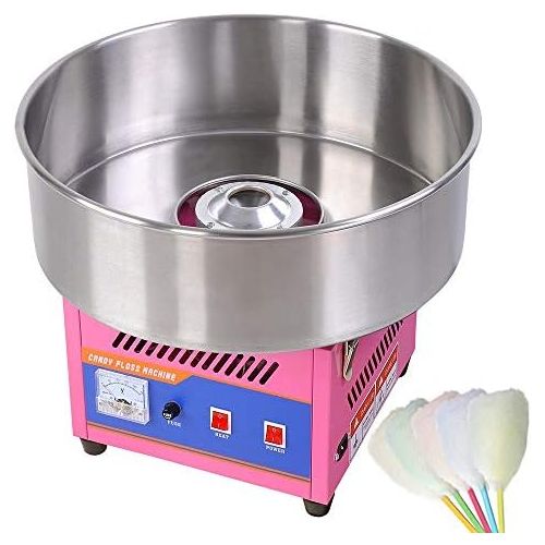  Yescom 20 Pink Tabletop Commercial Cotton Candy Machine GEN3 Electric Floss Maker Carnival