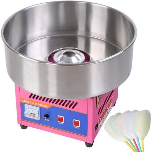  Yescom 20 Pink Tabletop Commercial Cotton Candy Machine GEN3 Electric Floss Maker Carnival