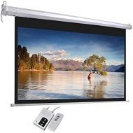 Yescom 100 16:9 Electric Motorized Projector Screen Auto with Remote Control Home Classroom Meeting Room Bar