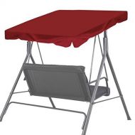 Yescom BenefitUSA Patio Outdoor Swing Canopy Replacement Porch Top Cover Seat Furniture, Burgundy
