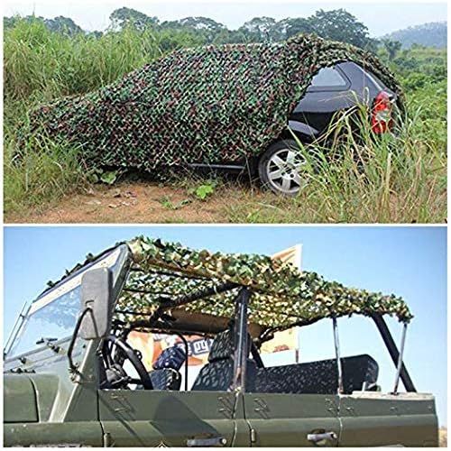  Hunting Netting Camouflage Net, YiMiky 9.8ft x13.1ft Military Desert Camo Net Lightweight Tough Woodland Camouflage Netting for Hunting Hide Shooting Camping Sunshade HomeParty De