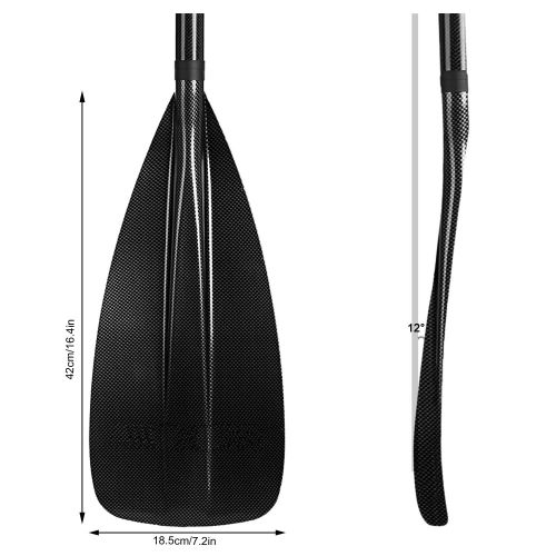  YiMusic Anfan Adjustable SUP Paddle, 3 Piece Stand Up Paddle Boarding Paddle, Super Paddles, Nylon Fiber Blade/Nylon and Carbon Fiber Blade (US Stock)