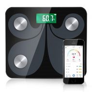 YiYiE Electronic LED Digital Body Fat Scale Wireless Weight Scale Body Composition Analyzer APP Support for iOS and for Android System
