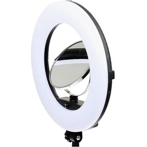  Yidoblo Bicolor 96W LED Ring Light Kit with Stand for Photo Studio Video Portrait Film Selfie Youtube Photography Continuous Lighting With Remote, PhoneCamera Holder, Makeup Mirro