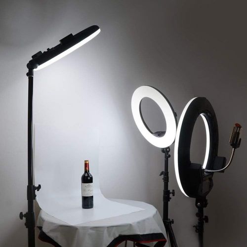  Yidoblo 18 Inch 96W LED Ring Light Kit FD-480 With Tripod Stand Dimmable Bicolor Photography Lighting for Photo Studio Video Portrait Selfie Youtube With PhoneCamera Bracket, Make