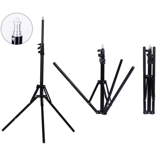  Yidoblo 96W Bicolor 480 LED Ring Light Kit with Makeup Mirror,Light Stand, Camera Phone Holder and Carrying Bag,Dimmable 3200K-5500K Continuous Lighting for Photo Studio Video Phot