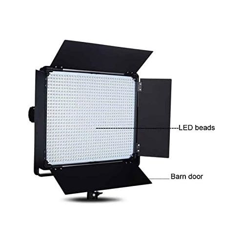  Yidobol E-2000 Daylight High Power 1724 LED Continuous Photography Light Panel Kit 2.8m Tripod, 140W Photo Studio Video Film Lighting Barndoor,DMX512 Remote Control