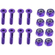 YIJU 8pcs Replace Skateboard Truck Hardware Set Longboard Screws Bolts