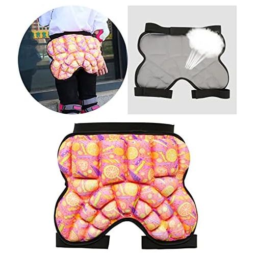  YIJU 3D Padded Hip Protection Shorts Butt Guard Pad for Skate Snowboard Tailbone Protection Kids