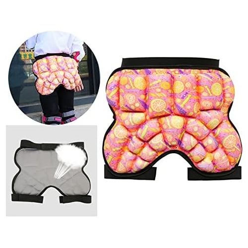  YIJU 3D Padded Hip Protection Shorts Butt Guard Pad for Skate Snowboard Tailbone Protection Kids