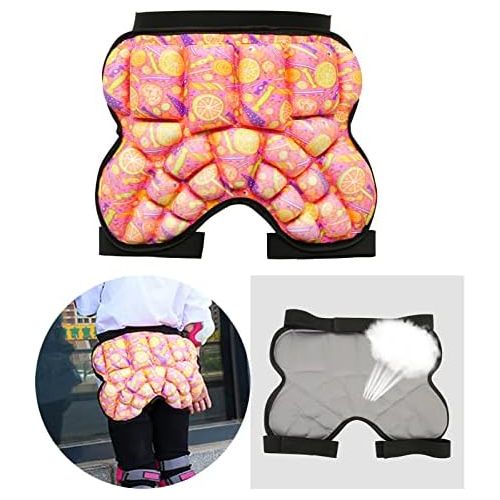  YIJU 3D Padded Hip Protection Shorts Butt Guard Pad for Skate Snowboard Tailbone Protection Kids