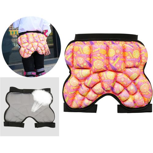  YIJU 3D Padded Hip Protection Shorts Butt Guard Pad for Skate Snowboard Tailbone Protection Kids