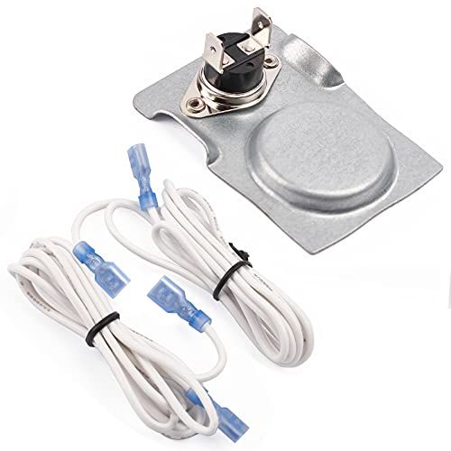  Yiming Magnetic Thermostat Switch with High Temperature Resistant Wire for Fireplace Blower Fan, Wood Stove, Gas Log Fireplace, Circuit On At 120°F and Off At 90°F.