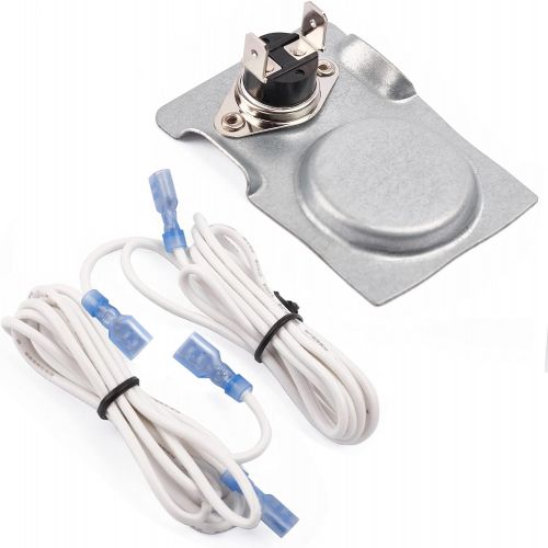  Yiming Magnetic Thermostat Switch with High Temperature Resistant Wire for Fireplace Blower Fan, Wood Stove, Gas Log Fireplace, Circuit On At 120°F and Off At 90°F.