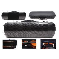 Yinfente 4/4 New violin Case Carbon fiber Fiberglass Oblong case Strong Light Full size music Sheet Bag (caseb1)