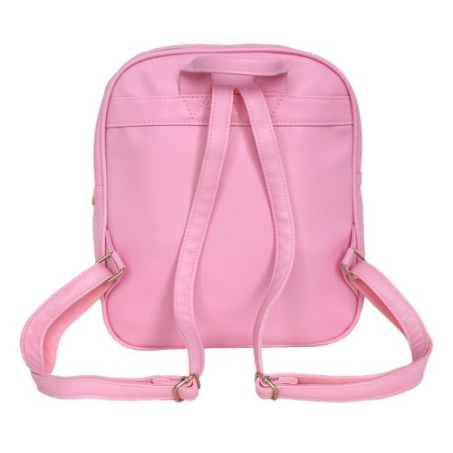  YingTech Teens Girls Candy PU Leather ITa Backpack Bag Plastic Heart Beach School Bag (Blue)