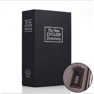 Yingealy Very Simple and Fashionable Simulated English Dictionary Piggy Bank Password Lock Safe (Black)