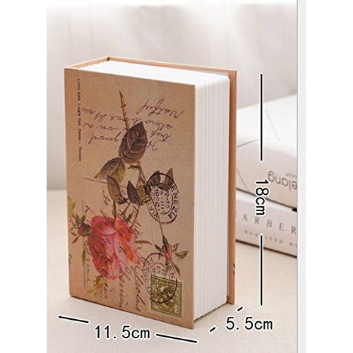  Yingealy Very Simple and Fashionable Simulated Book Piggy Bank Password Lock Safe (Small C)