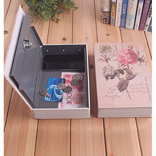  Yingealy Very Simple and Fashionable Simulated Book Piggy Bank Password Lock Safe (Small B)