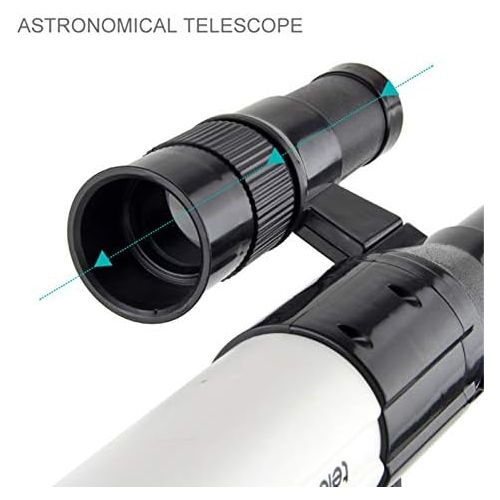  [아마존베스트]-Service-Informationen Yingzhi Childrens telescope 60 mm lens and 300 mm focal length telescope for astronomy with 20X/30X/40X eyepiece, finder scope and adjustable tripod, astronomical telescope for beg