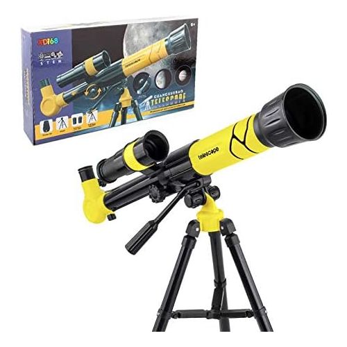  [아마존베스트]-Service-Informationen Yingzhi Childrens telescope 60 mm lens and 300 mm focal length telescope for astronomy with 20X/30X/40X eyepiece, finder scope and adjustable tripod, astronomical telescope for beg