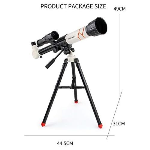  [아마존베스트]-Service-Informationen Yingzhi Childrens telescope 60 mm lens and 300 mm focal length telescope for astronomy with 20X/30X/40X eyepiece, finder scope and adjustable tripod, astronomical telescope for beg