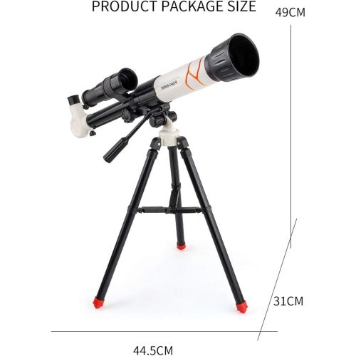  [아마존베스트]-Service-Informationen Yingzhi Childrens telescope 60 mm lens and 300 mm focal length telescope for astronomy with 20X/30X/40X eyepiece, finder scope and adjustable tripod, astronomical telescope for beg