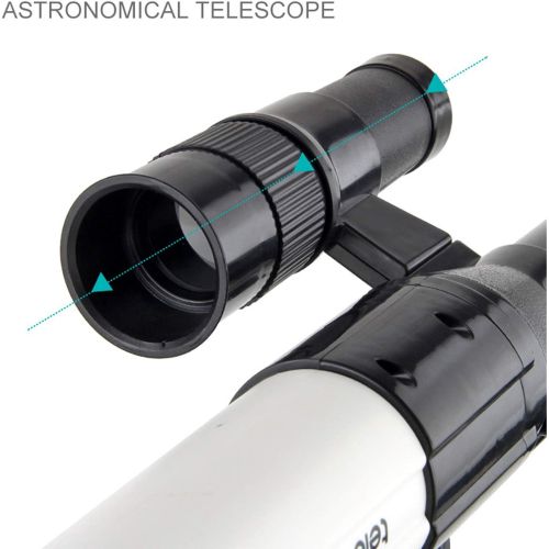  [아마존베스트]-Service-Informationen Yingzhi Childrens telescope 60 mm lens and 300 mm focal length telescope for astronomy with 20X/30X/40X eyepiece, finder scope and adjustable tripod, astronomical telescope for beg