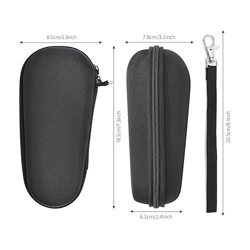  Yinke Case for Braun Series 3/ Series 5, 3040s, 3010S, 5018s, 5140s Electric Razor Shaver, Hard Travel Case Protective Cover Storage Bag (Black interior)