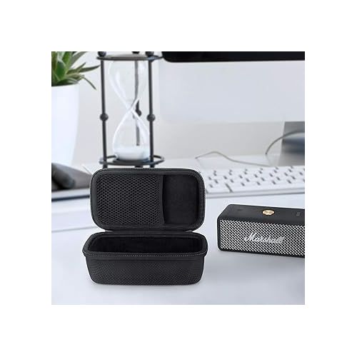  Hard Case for Marshall Emberton Bluetooth Speaker, Hard Organizer Portable Carry Cover Storage Bag (Emberton Black)