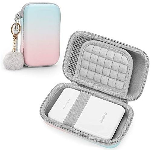  Yinke Case for Canon Ivy Mobile Mini Photo Printer/ Canon Ivy CLIQ 2/+2 Instant Camera Printer, Travel Hard Carry Case Protective Cover (Gradient)