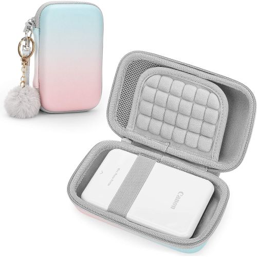  Yinke Case for Canon Ivy Mobile Mini Photo Printer/ Canon Ivy CLIQ 2/+2 Instant Camera Printer, Travel Hard Carry Case Protective Cover (Gradient)