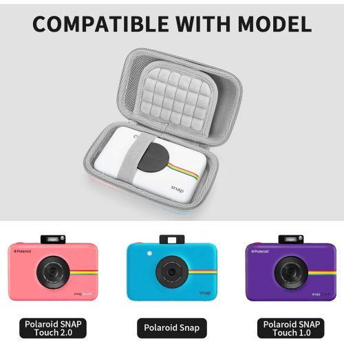  Yinke Case for Polaroid Snap & Snap Touch/Kodak Printomatic/Step/Mini 2 HD Instant Camera/Printer, Travel Protective Cover Storage Bag