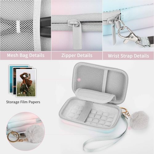  Yinke Case for Polaroid Snap & Snap Touch/Kodak Printomatic/Step/Mini 2 HD Instant Camera/Printer, Travel Protective Cover Storage Bag