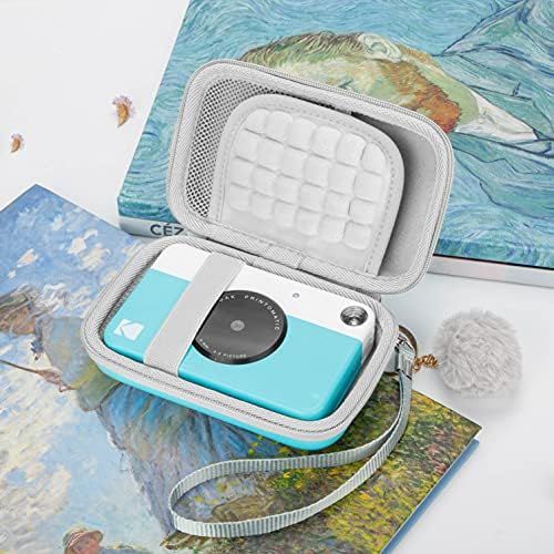  Yinke Case for Kodak PRINTOMATIC/Smile/Mini 2 HD/Smile Portable Instant Photo Printer, Travel Carry Case Protective Cover (New Blue)