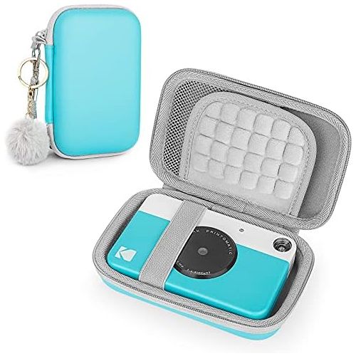  Yinke Case for Kodak PRINTOMATIC/Smile/Mini 2 HD/Smile Portable Instant Photo Printer, Travel Carry Case Protective Cover (New Blue)