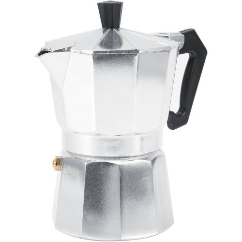  YINUODAY Moka Pot, Aluminum Espresso Maker Machines 3/6/9/12-Cup Italian Espresso Greca Coffee Maker Brewer Percolator