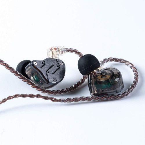  [아마존 핫딜] [아마존핫딜]KZ ZSN in-Ear Earbuds New Yinyoo 1DD 1BA HiFi Monitor Earphones Noise Cancelling Wired Earbuds Balanced Armature Dynamic Driver Hybrid Headphones with Microphones(Black mic)