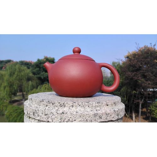  Yixing Teapot Handmade Tea Pot,nature Clay,red,200cc