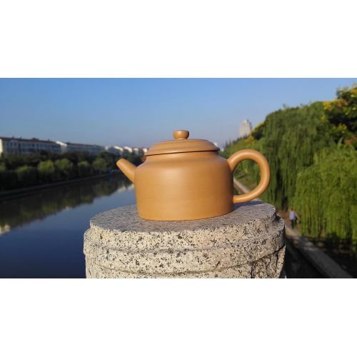  Yixing Teapot yixing Teapot Handmade Noble Tea Pot,Nature Yellow Clay,150cc