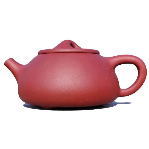  Yixing Teapot Ms Jiang Handmade Shipiao Tea Pot With Two Cups,Nature Red Clay,200cc