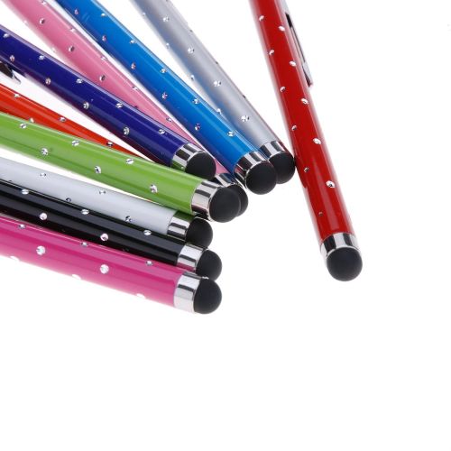  [아마존 핫딜]  [아마존핫딜]Yizhet 10x Eingabestift Stylus Stift Touch Pen Touchstift Universal fuer iPhone iPad Samsung und Alle Smartphone Handy Tablet mit kapazitiven Touchscreen (Strass Version)