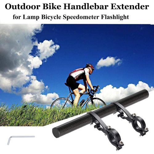  Yizhet Bike Handlebar Extender, Bicycle Handlebar Extension Lightweight Durable Double Bike Handlebar Bracket for Holding Bicycle Speedometer, GPS, Phone Mount Holder