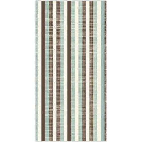  Ylljy00 Decorative Privacy Window Film/Classical Vertical Stripes Fabric Texture Image Old Fashioned Display Decorative/No-Glue Self Static Cling for Home Bedroom Bathroom Kitchen Office D