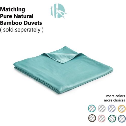  [아마존 핫딜]  [아마존핫딜]YnM Cooling Weighted Blanket with 100% Bamboo Viscose | 15lbs for 90-150 lbs individual, 60x 80 | Luxury Cooler Version Weighted Blanket, Sea Grass.