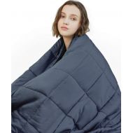 YnM Weighted Blanket (20 lbs, 60x80, Queen Size) | 2.0 Heavy Blanket | 100% Cotton Material with Glass Beads.