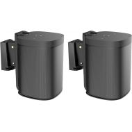 YnVISION.DESIGN ynVISION Adjustable Wall Mount Bracket for Sonos One, One SL, and Play:1 Speaker 2 Pack (Black)