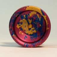 YoYoFactory Cyborg Yo-Yo - Burgundy, Blue and Gold