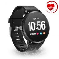 YoYoFit Smart Fitness Watch with Heart Rate Monitor, Waterproof Fitness Activity Tracker Step Counter with Music Player Control, Customized Face Look GPS Pedometer Watch for Women