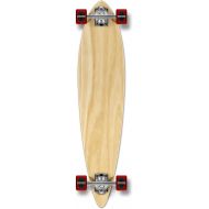 Yocaher Blank/Checker Complete Pintail Skateboards Longboard Cruiser w/Black Widow Premium 80A Grip Tape Aluminum Truck ABEC7 Bearing 70mm Skateboard Wheels